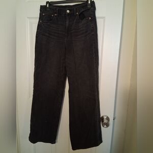 American Eagle Outfitters High-Rise Jeans in Washed Black